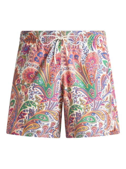 ETRO floral-Paisley swim shorts White MRPB000199SASU2