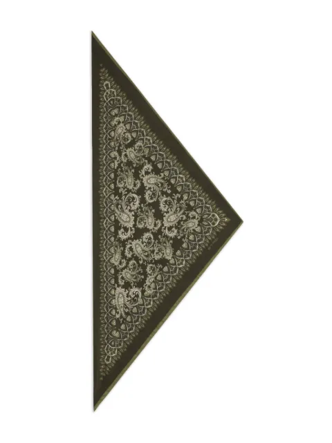 ETRO paisley-pattern scarf Green MAXA0005AKG99