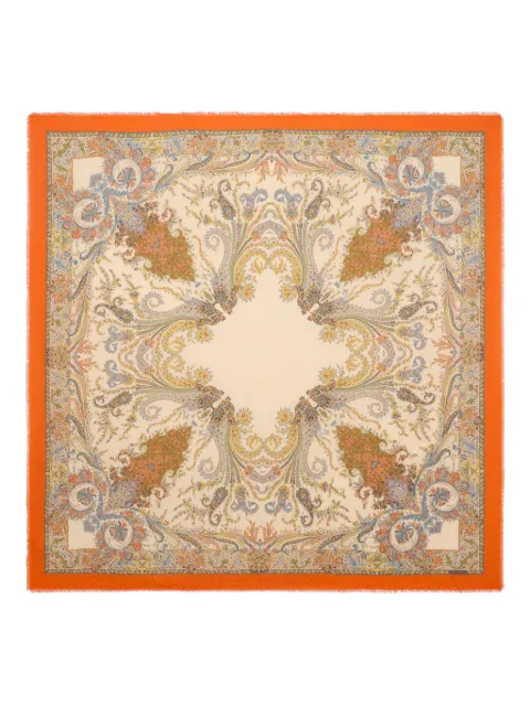 ETRO floral-paisley shawl Neutrals WAYA0001AKE31