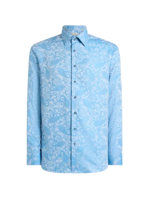 ETRO paisley jacquard shirt Blue MRIB002599TJ5C6