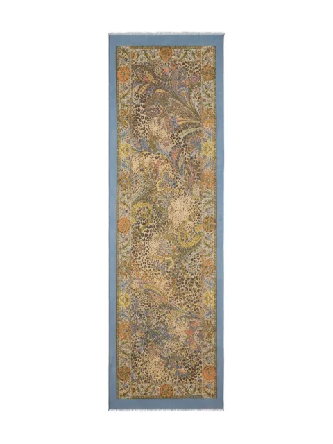 ETRO paisley animal-motif scarf Neutrals WATA0005AKE25