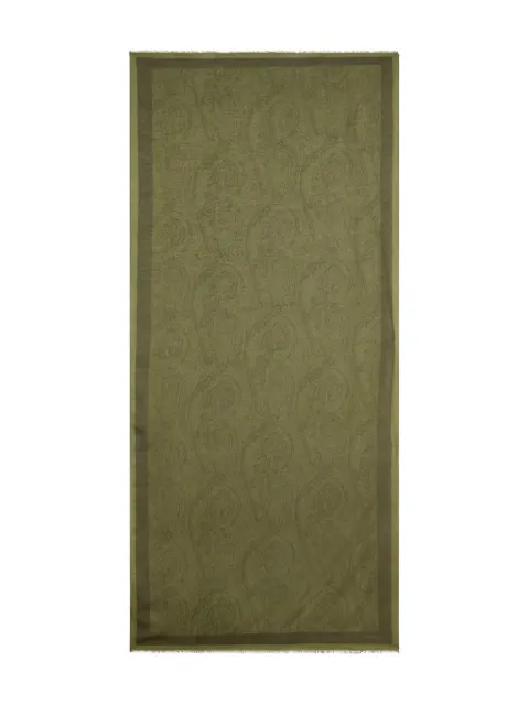 ETRO paisley-pattern scarf Green MATA0038AV917
