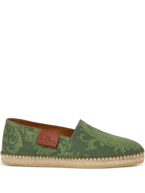 ETRO paisley-motif espadrilles Green MS4G0002AKG82