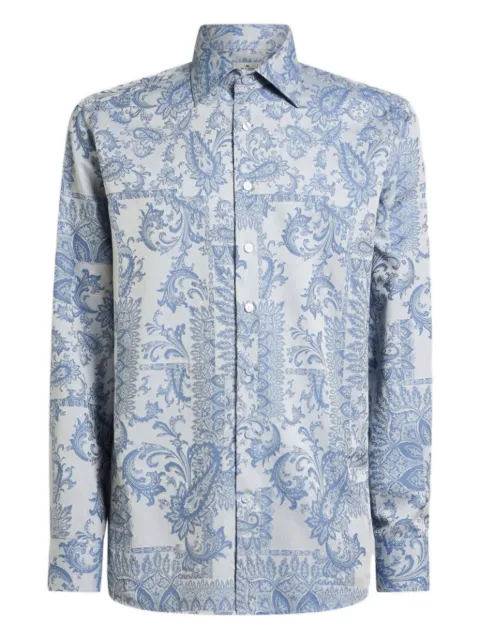 ETRO paisley jacquard shirt Blue MRIB002599TJ5E6