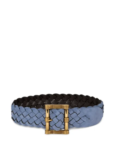 ETRO reversible woven belt Blue WP3C0001AE328