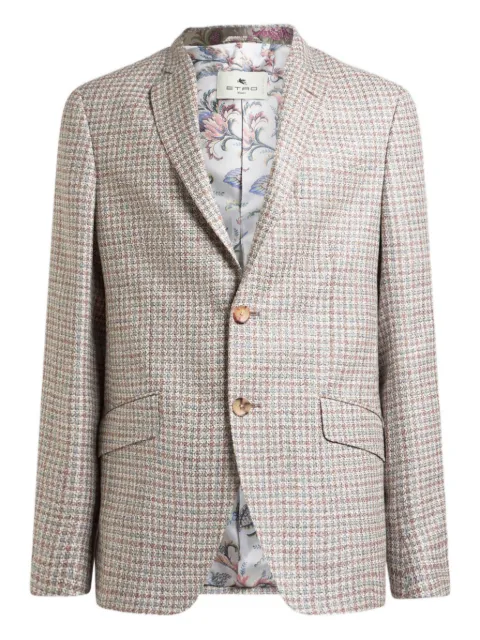 ETRO single-breasted blazer Neutrals MRCA000699TTB80