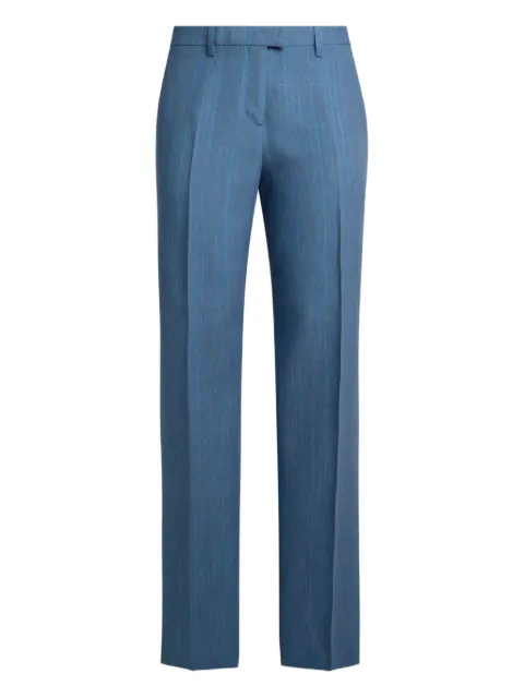 ETRO striped straight-leg trousers Blue WREA000199TUCI3
