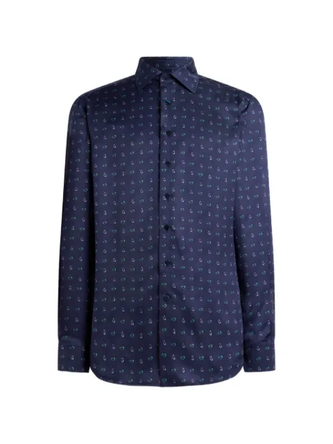 ETRO paisley-print shirt Blue MRIB002599SA4F2