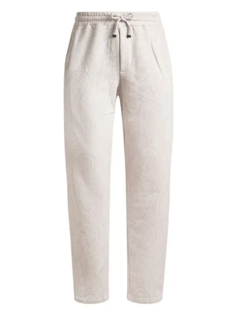 ETRO arnica-motif track trousers Neutrals MRMC0004AKF96