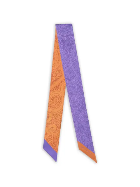 ETRO paisley-print scarf Purple WATA0016AKE86