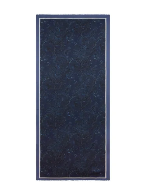 ETRO paisley-pattern scarf Blue MATA0038AKG87