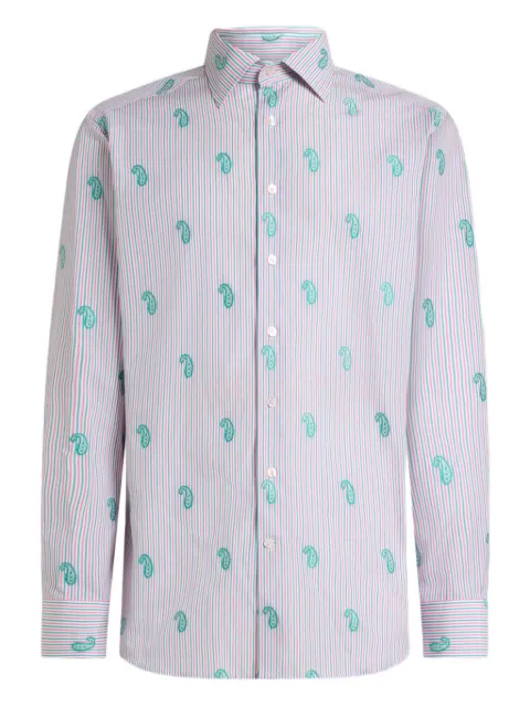 ETRO paisley jacquard shirt White MRIB002599TJ5D9