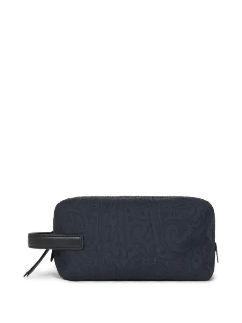 ETRO jacquard wash bag Blue MP2C0009AQ424