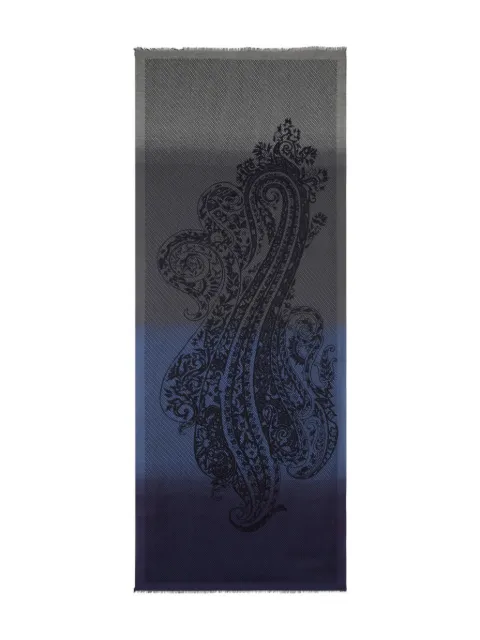 ETRO paisley-pattern scarf Blue MATA0068AQ426