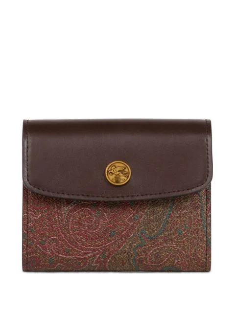 ETRO Arnica tri-fold paisley-print wallet Brown WP2D0023AA027