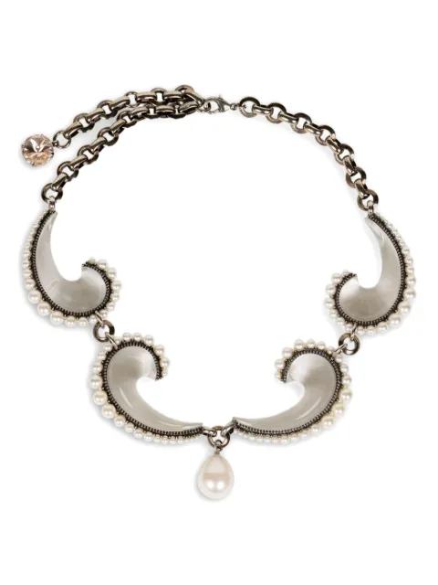 ETRO Paisley necklace with pearls Silver WF5C0049AX154