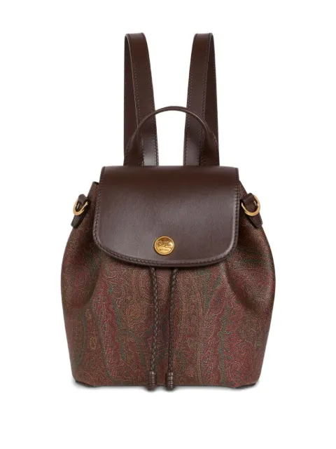 ETRO Etro Essential small arnica backpack Brown WP1F0002AA001