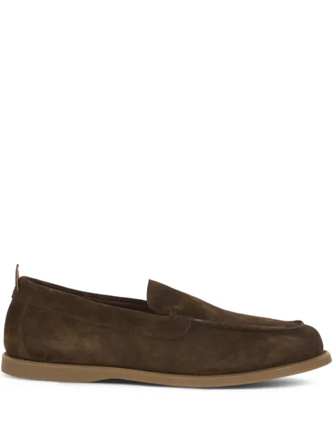 ETRO printed slip-on loafers Brown MS4N0001AP444