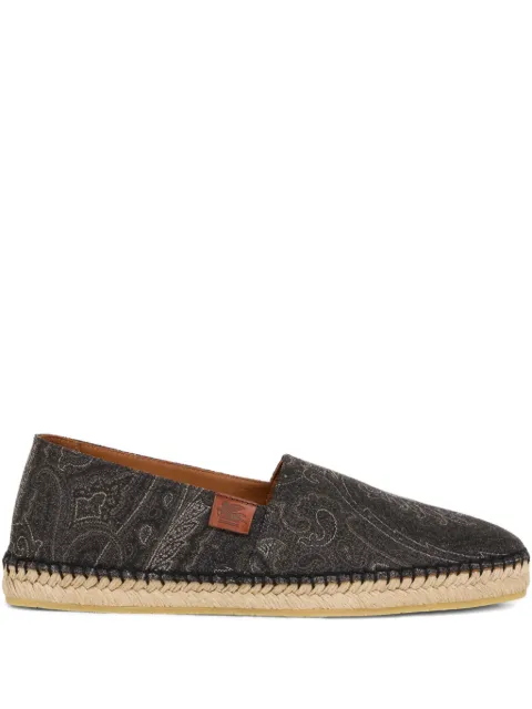 ETRO arnica jacquard espadrilles Black MS4G0002AQ441