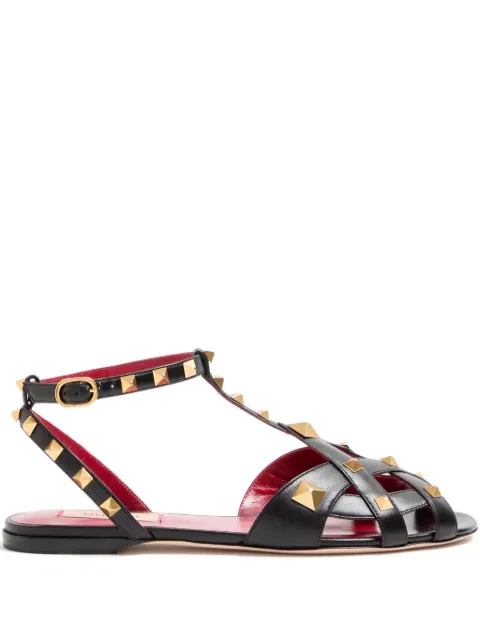 Valentino Garavani Studdy kidskin sandals Black WS0NN3JYW