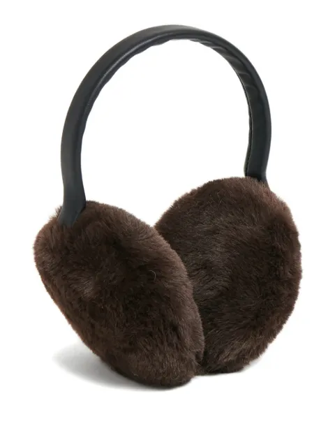 Apparis Esme faux-fur ear muffs Brown F4AC043