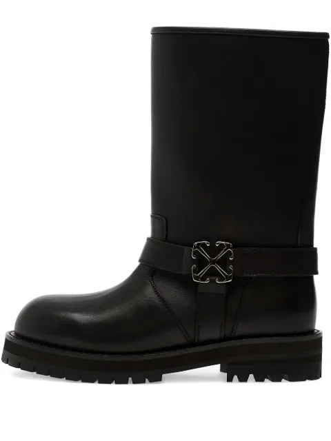Off-White buckle off track boots Black OMIE00EC99LEA0011072