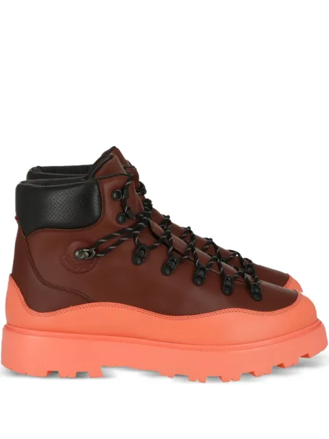 Palm Angels x Moncler Peka Trek boots Brown PMID005T24LEA0016030