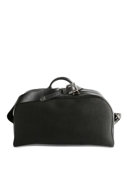Enfants Riches Déprimés Weekender buckle-detailed leather bag Black 100464