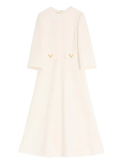 Valentino Garavani Crepe Couture midi dress Neutrals BVAEU91CF
