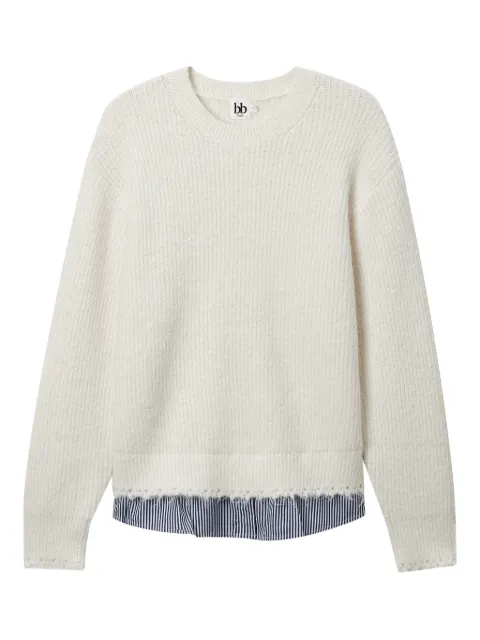 b+ab round-neck sweater Neutrals 5W351AS