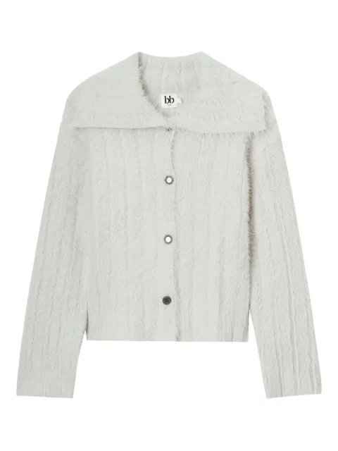 b+ab collared button cardigan Neutrals 5W364AS