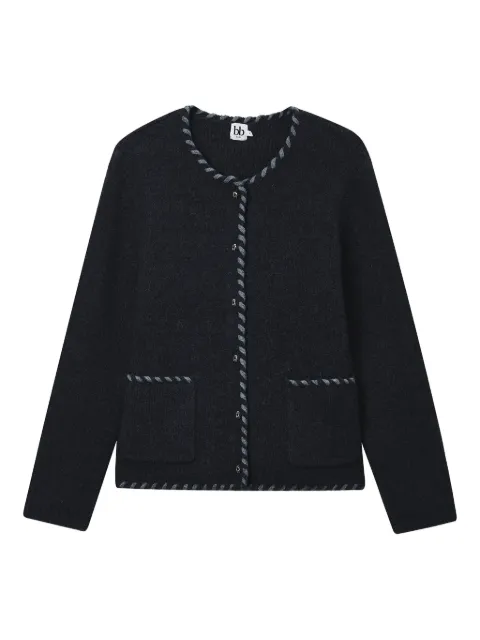 b+ab long-sleeve cardigan Grey 5W356AS