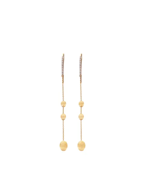 NANIS 18K yellow gold diamond earrings Gold OS23583