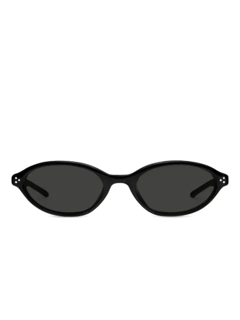Gentle Monster La Cha 01 oval-frame sunglasses Black LACHA01
