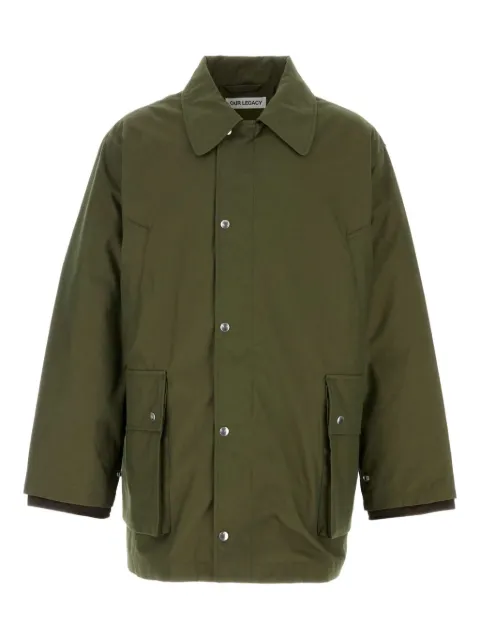 OUR LEGACY Hunter cotton jacket Green M4251HPG
