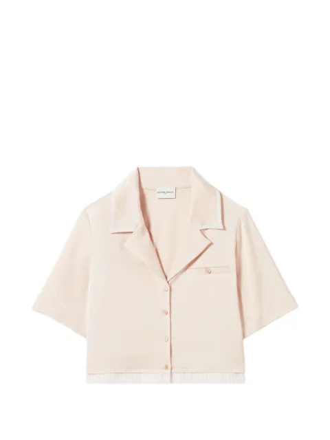 Claudie Pierlot satin shirt Neutrals CFPCM00562
