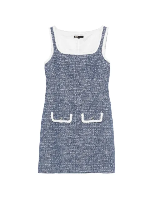 Maje short tweed dress Blue MFPRO04520