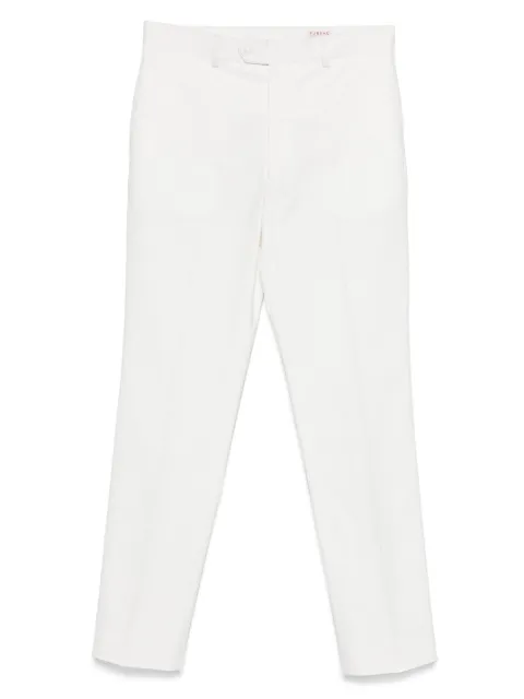 FURSAC button-fastening chinos White FHPPA00241