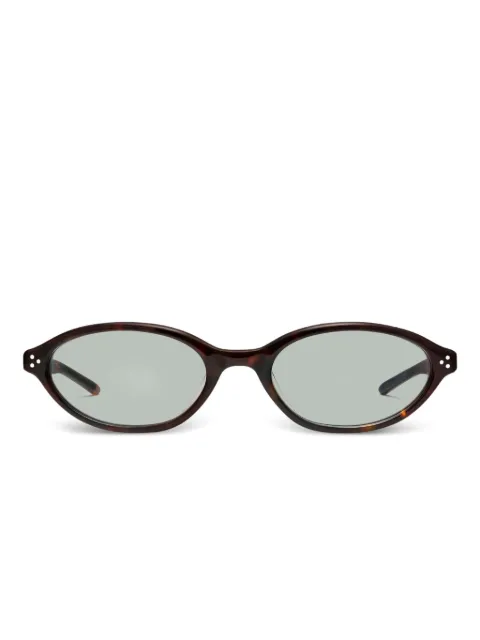 Gentle Monster La Cha T1 oval-frame sunglasses Brown LACHAT1