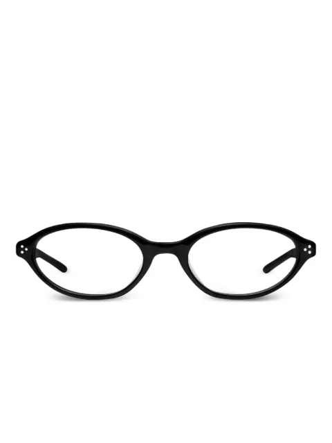 Gentle Monster La Cha 01(C) oval-frame glasses Black LACHA01C