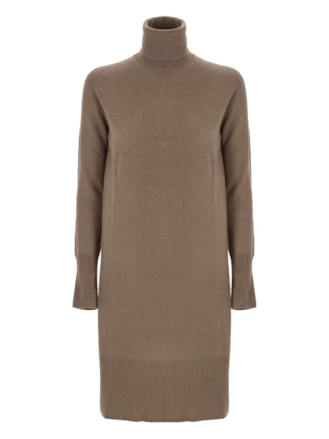 JOSEPH turtleneck midi dress Brown JF0092722202