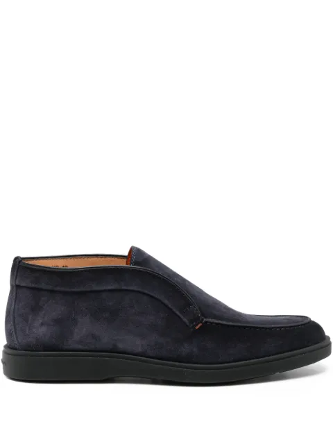 Santoni suede desert boots Blue BONELESSGEXU60