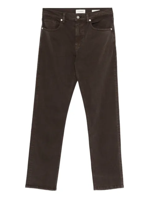 FRAME Modern straight trousers Brown LMSST696