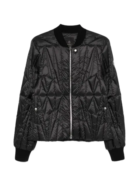 Moncler x Rick Owens quilted bomber jacket Black MU01F1A01M8113