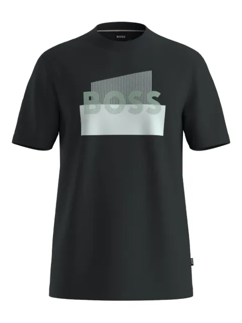 BOSS logo-print T-shirt Black 50555799