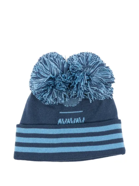 adidas x Avavav pom pom-detail ribbed beanie hat Blue KA2408