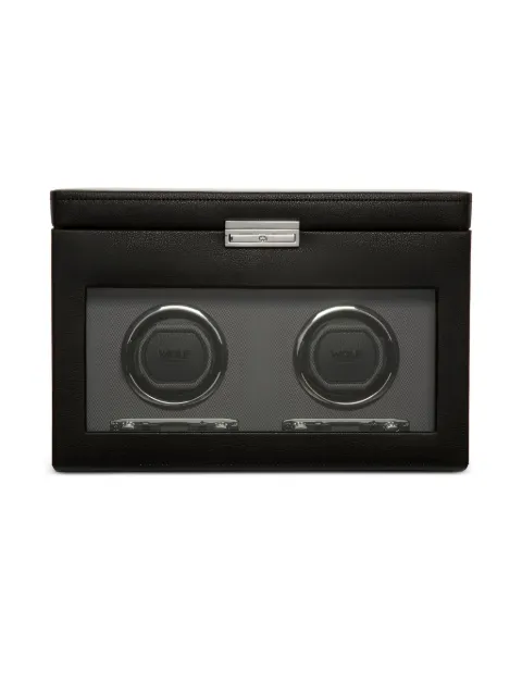 WOLF Viceroy double-storage watch winder (23cm x 34cm) Black 456202