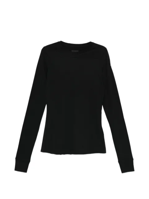 Moncler Girder long-sleeve T-shirt Black MU01F8D0189AHD