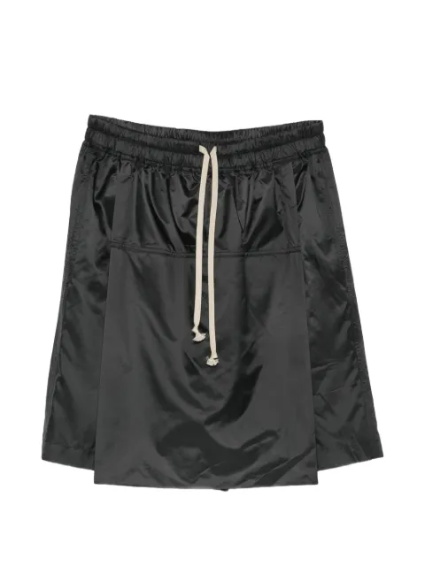 Moncler x Rick Owens drawstring pocket skort Black MU01F2B01M8114