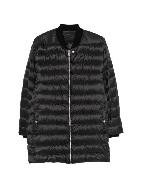 Moncler x Rick Owens flight logo-appliqué quilted jacket Black MU01F1A06M8114